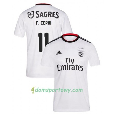 Koszulka Benfica Franco Cervi 11 Wyjazdowe Koszulki Piłkarskie 2018-2019 Krótki Rękaw